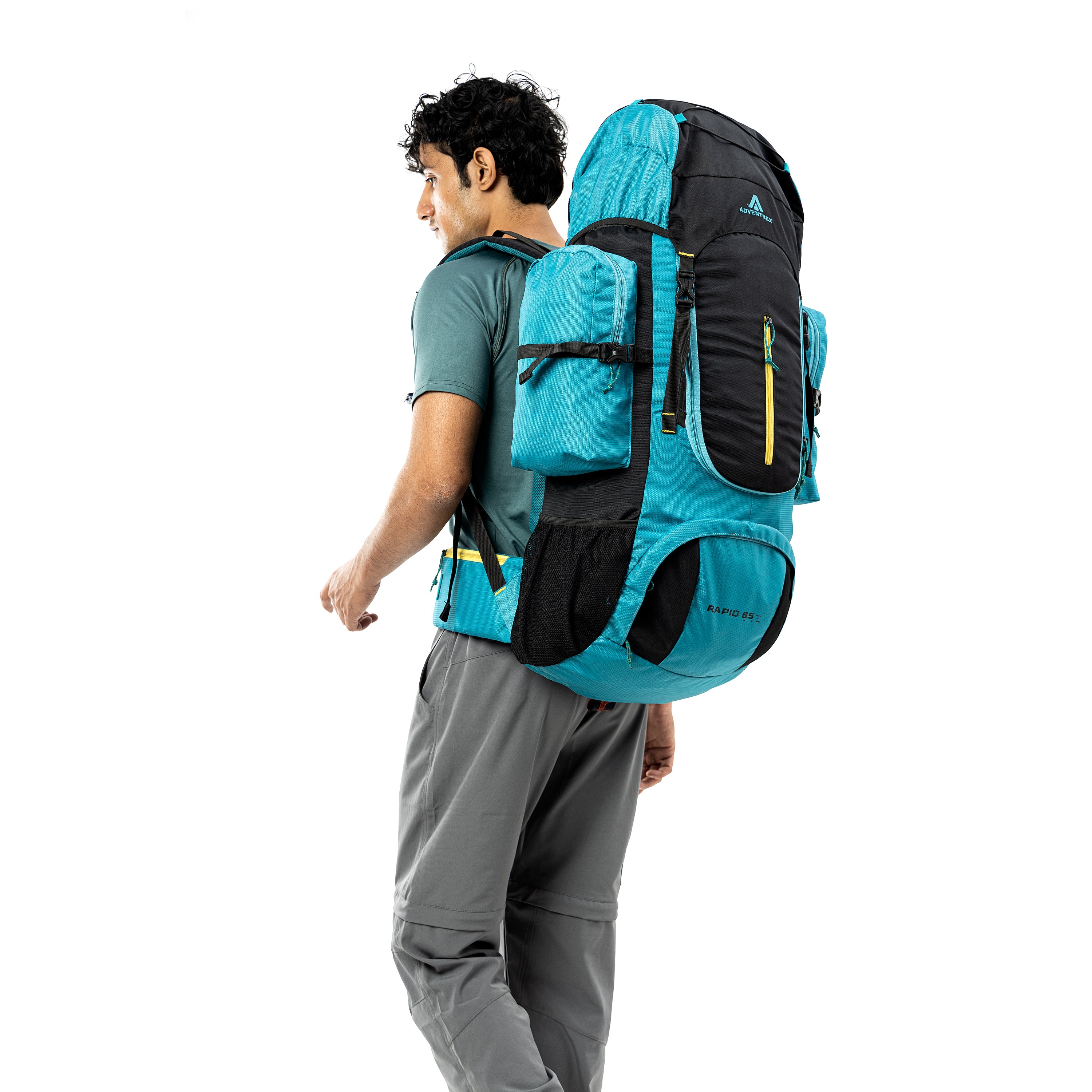 Front open outlet rucksack